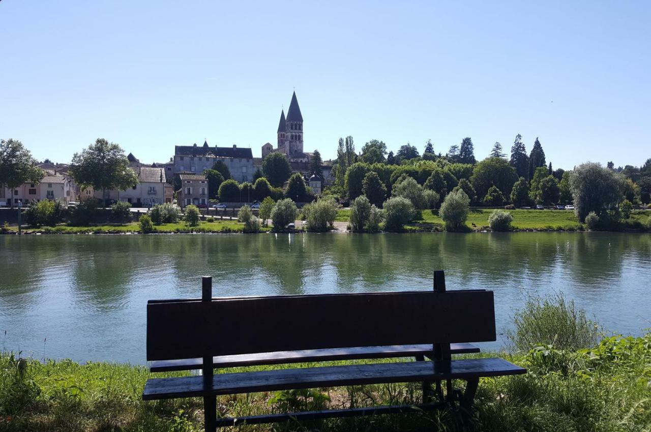 TOURNUS Belle maison vue sur Saône Tournus Exterior foto
